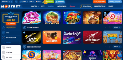 Mostbet Casino TJ